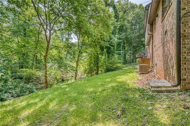 10216 Greglynn Rd, North Chesterfield, VA 23236 - view of green lawn featuring central air condition unit
