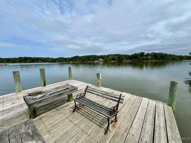 592 Magnolia Ln, Heathsville, VA 22473 - dock featuring a water view