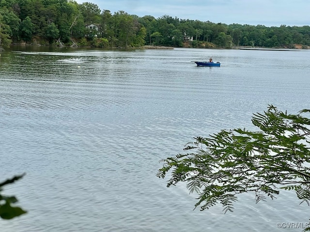 592 Magnolia Ln, Heathsville, VA 22473 - water view featuring a forest