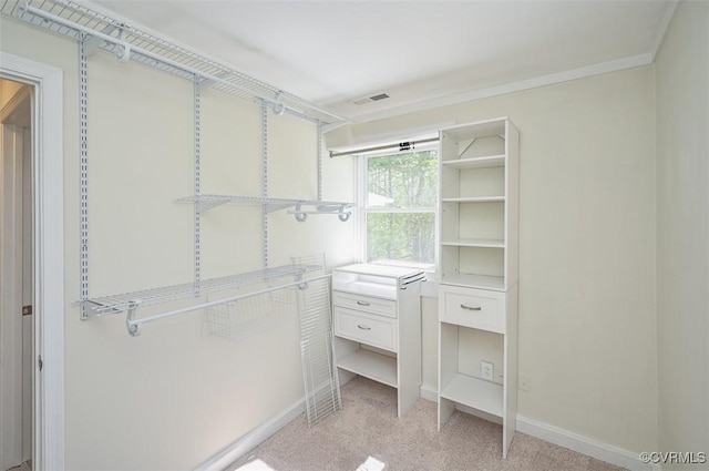 10486 Malboro Rd, Hanover, VA 23116 - walk in closet featuring light carpet