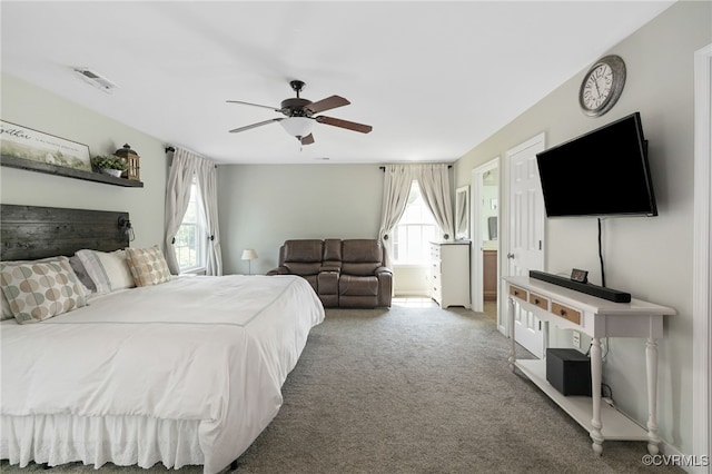 14300 Wallingham Loop, Midlothian, VA 23114 - carpeted bedroom with a ceiling fan
