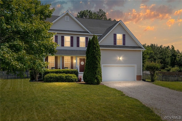 14300 Wallingham Loop, Midlothian, VA 23114 - traditional-style home with gravel driveway and an attached garage