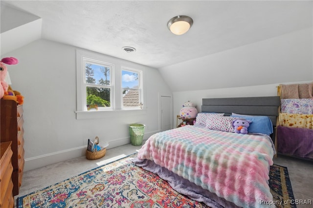 290 Circle Dr, Port Haywood, VA 23138 - bedroom with carpet floors and lofted ceiling