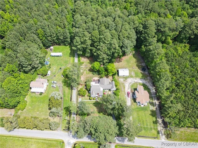 290 Circle Dr, Port Haywood, VA 23138 - view of property location with a forest