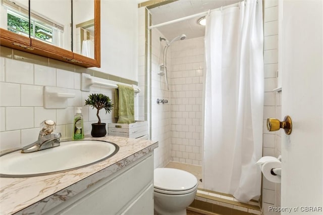 1 Beacon Cir, Hampton, VA 23664 - bathroom featuring toilet, vanity, and a shower stall