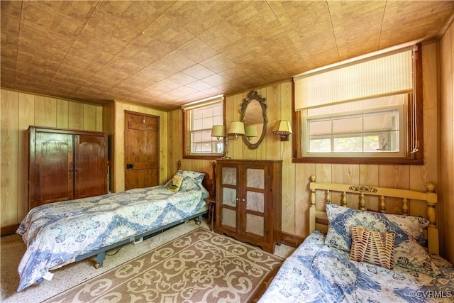 198 Trices Lake Rd, Columbia, VA 23038 - bedroom featuring wood walls