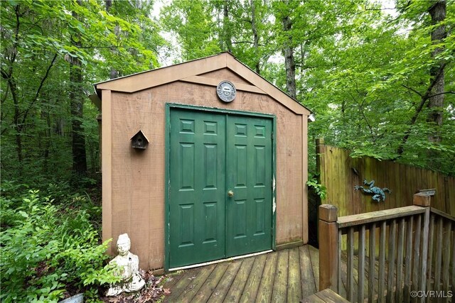 198 Trices Lake Rd, Columbia, VA 23038 - view of shed