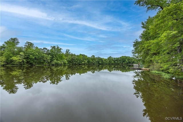 198 Trices Lake Rd, Columbia, VA 23038 - water view featuring a heavily wooded area