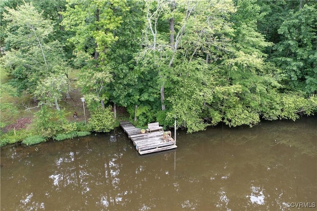 198 Trices Lake Rd, Columbia, VA 23038 - dock featuring a water view
