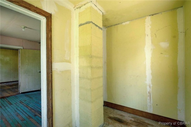 708 Calthrop Neck Rd, Yorktown, VA 23693 - corridor featuring wood finished floors