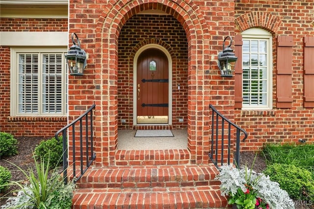 561 Hill Grove Rd, Manakin Sabot, VA 23103 - property entrance with brick siding