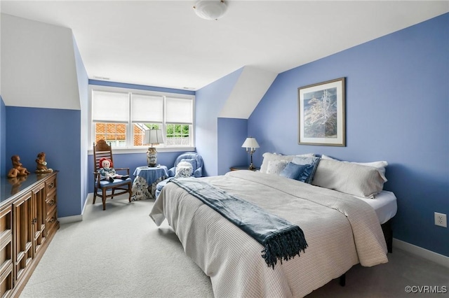 561 Hill Grove Rd, Manakin Sabot, VA 23103 - carpeted bedroom with baseboards and vaulted ceiling