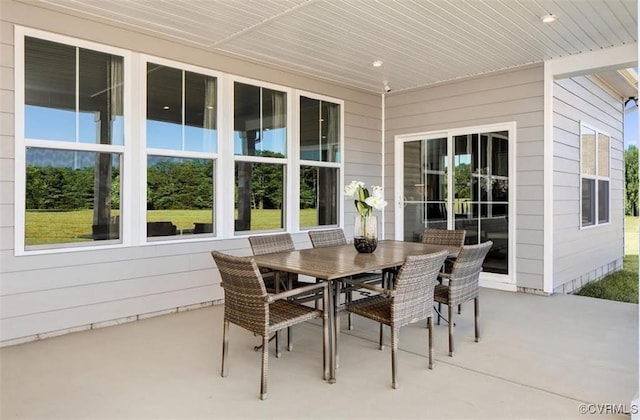 3 Abercrombie Dr, Chesterfield, VA 23838 - view of patio / terrace featuring outdoor dining space