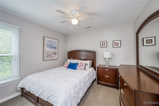 16397 Goshen Rd, Montpelier, VA 23192 - carpeted bedroom with baseboards and ceiling fan