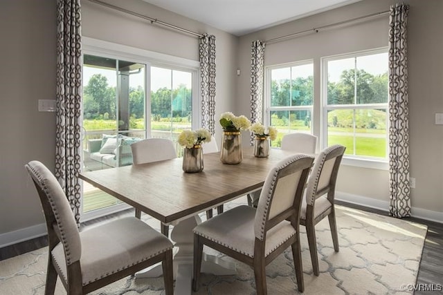 7 Abercrombie Dr, Chesterfield, VA 23838 - dining room featuring light wood-style flooring and baseboards