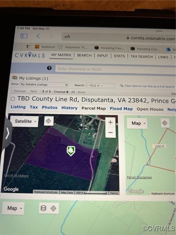 TBD County Line Rd, Disputanta, VA 23842
