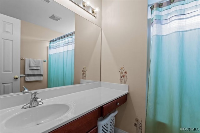 9085 Winter Spring Dr, Mechanicsville, VA 23116 - bathroom featuring vanity and curtained shower