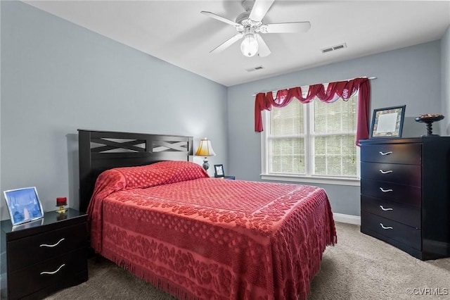 9085 Winter Spring Dr, Mechanicsville, VA 23116 - carpeted bedroom with baseboards and a ceiling fan