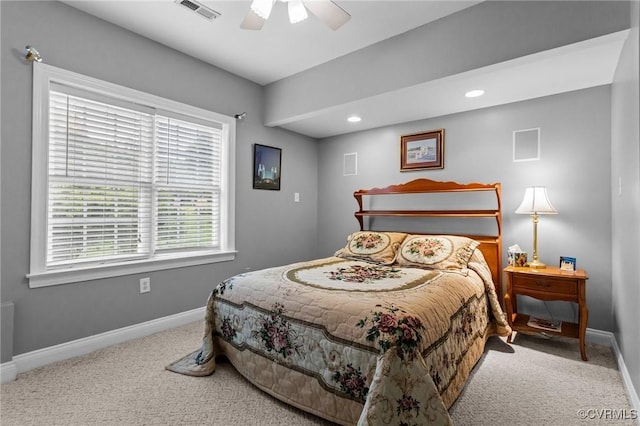 9085 Winter Spring Dr, Mechanicsville, VA 23116 - carpeted bedroom featuring baseboards and ceiling fan