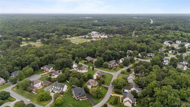 9074 Winter Spring Dr, Mechanicsville, VA 23116 - aerial perspective of suburban area with a forest