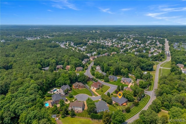 4905 Old Millrace Pl, Glen Allen, VA 23059 - aerial view of a heavily wooded area