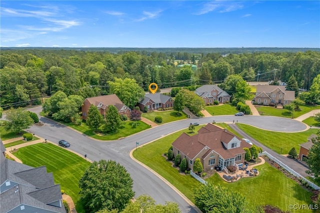 4905 Old Millrace Pl, Glen Allen, VA 23059 - aerial view of residential area with a forest