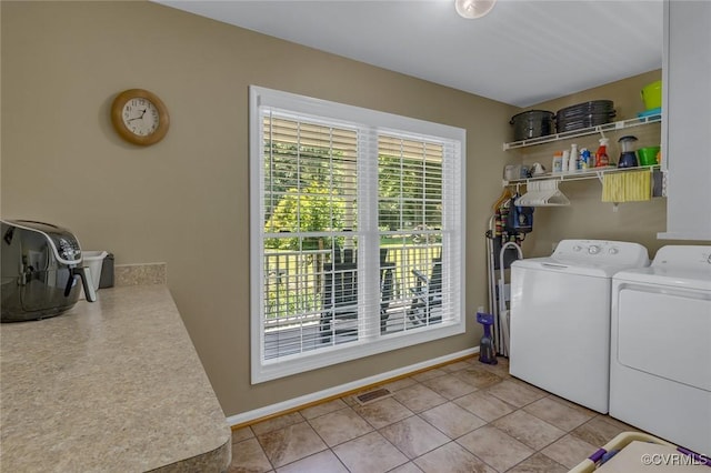 431 Ships Row, Montross, VA 22520 - laundry room with independent washer and dryer and tile patterned floors