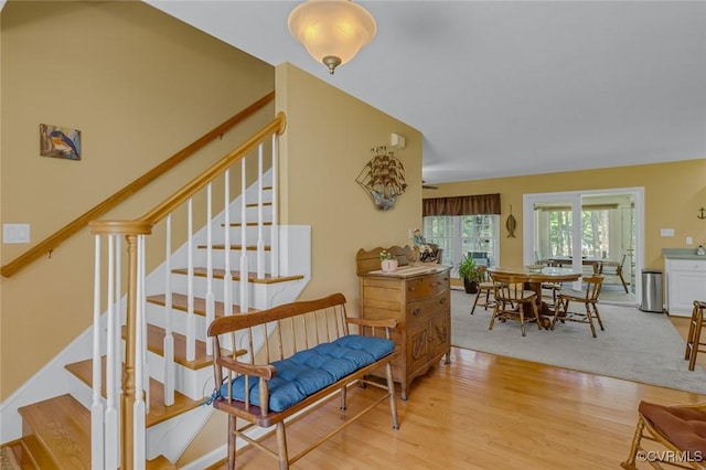 431 Ships Row, Montross, VA 22520 - staircase featuring wood finished floors
