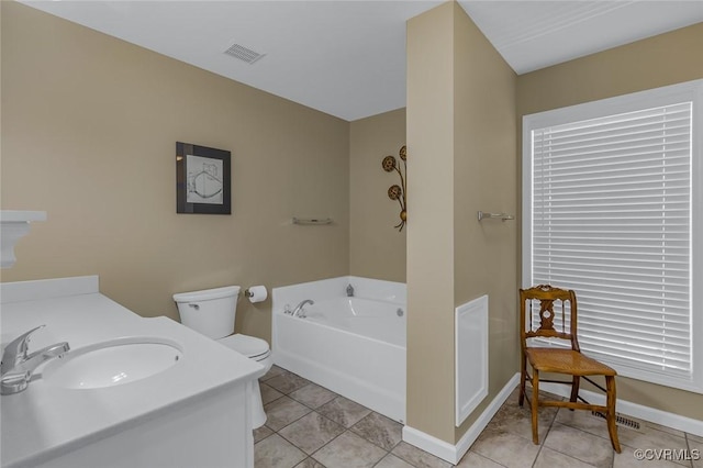 431 Ships Row, Montross, VA 22520 - full bath featuring a garden tub and tile patterned floors