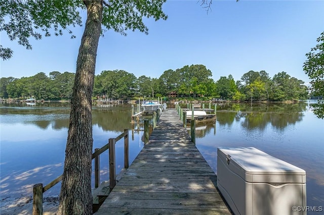431 Ships Row, Montross, VA 22520 - dock area featuring a water view