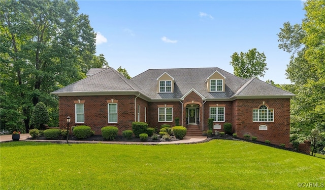 2220 French Hill Ter, Powhatan, VA 23139 - view of front of home with brick siding and a front lawn