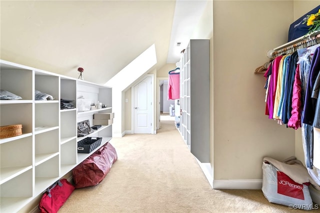 2220 French Hill Ter, Powhatan, VA 23139 - walk in closet with carpet floors and lofted ceiling