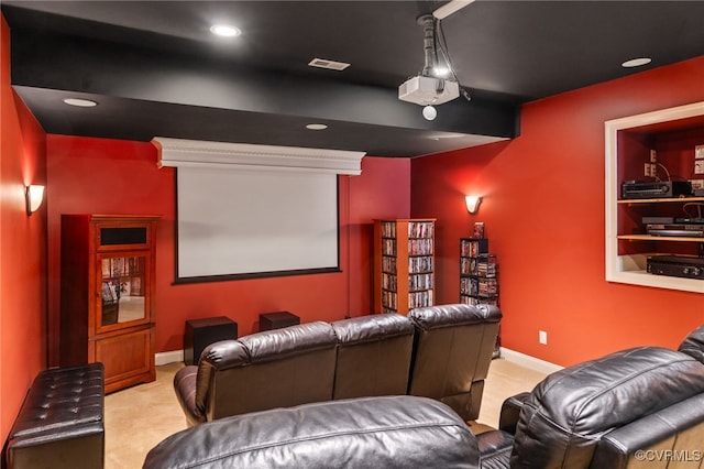 2220 French Hill Ter, Powhatan, VA 23139 - home theater featuring carpet floors, recessed lighting, and baseboards