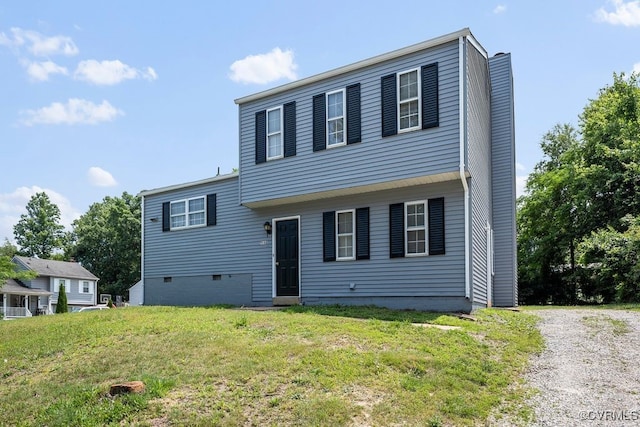 9548 Bent Wood Ln, North Chesterfield, VA 23237 - view of front of property with a front yard