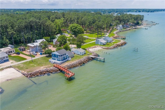 154 Riverside Dr, Deltaville, VA 23043 - drone / aerial view of a nearby body of water