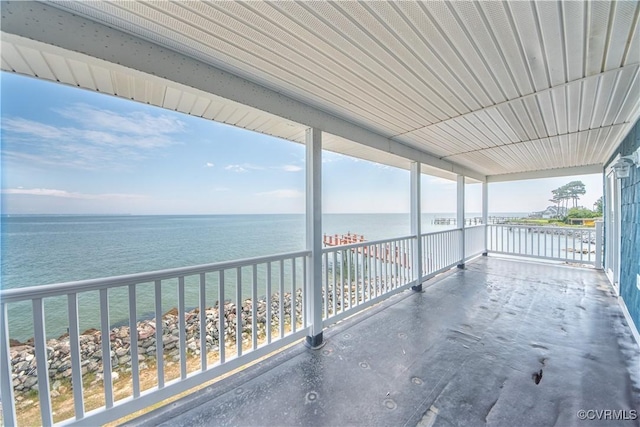 154 Riverside Dr, Deltaville, VA 23043 - balcony featuring a water view