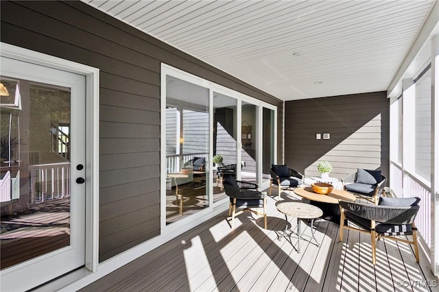 9463 Angels Share Dr, New Kent, VA 23124 - view of wooden terrace
