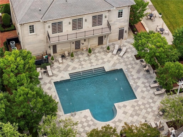 5241 Monument Ave Unit 2A, Henrico, VA 23226 - swimming pool with a patio area and outdoor lounge area
