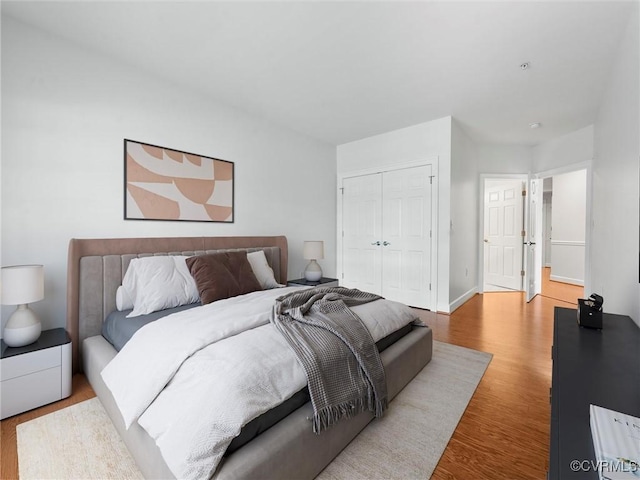 5241 Monument Ave Unit 2A, Henrico, VA 23226 - bedroom featuring wood finished floors and a closet