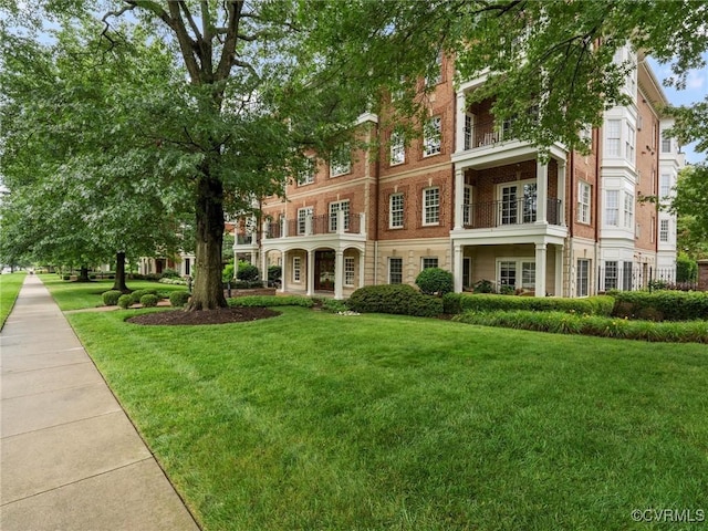 5241 Monument Ave Unit 2A, Henrico, VA 23226 - view of front of property featuring a front yard and brick siding