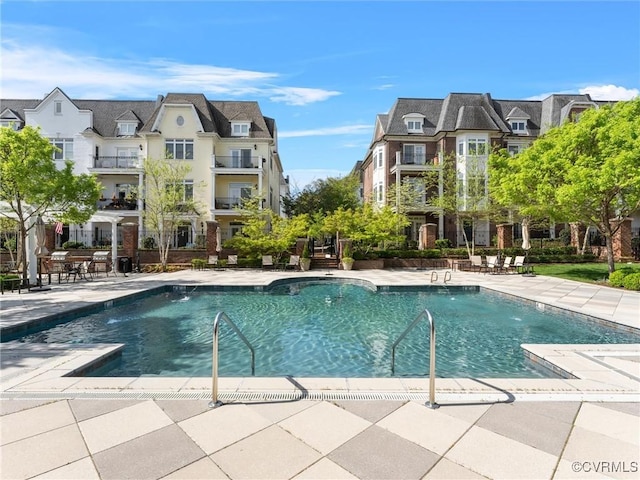 5241 Monument Ave Unit 2A, Henrico, VA 23226 - community pool featuring a residential view and a patio