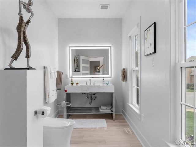 11507 Barrington Bridge Ter, Henrico, VA 23233 - bathroom featuring wood finished floors and vanity