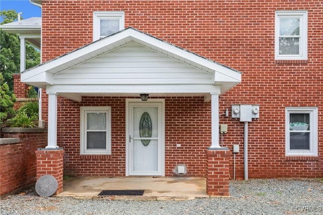 725 Transco Rd, Scottsville, VA 24590 - view of exterior entry with brick siding