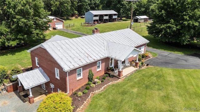 725 Transco Rd, Scottsville, VA 24590 - view from above of property