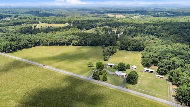 725 Transco Rd, Scottsville, VA 24590 - aerial view of a heavily wooded area
