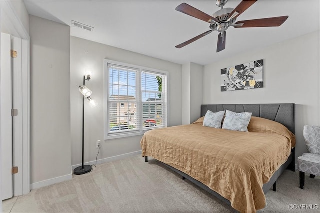3821 Meridian Ave, Richmond, VA 23234 - bedroom featuring carpet floors, baseboards, and ceiling fan