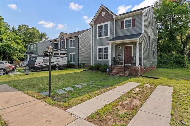 3821 Meridian Ave, Richmond, VA 23234 - multi unit property featuring a front lawn