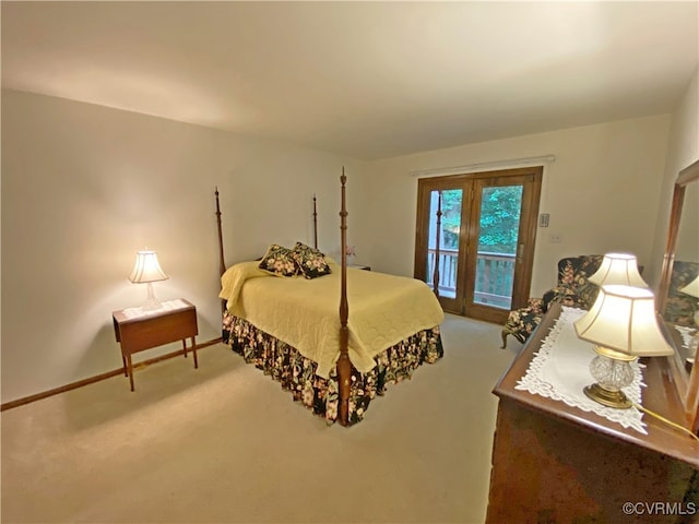 1849 Duke Of Gloucester St, Colonial Heights, VA 23834 - carpeted bedroom with access to exterior and baseboards