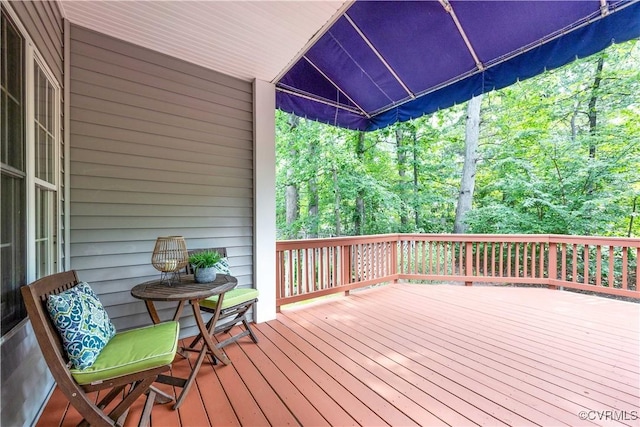 14000 Shady Pointe Ct, Midlothian, VA 23112 - view of wooden deck