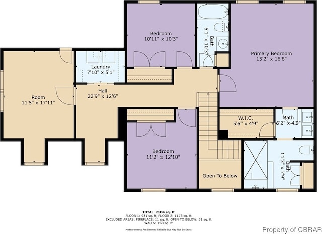 2024 Sarahs Cove Dr, Gloucester, VA 23072 - view of floor plan / room layout